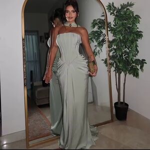 Ladies Elegant Textured Rib Bandage Dress main image 1
